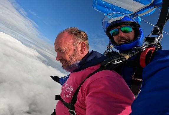 Robert's tandem skydive