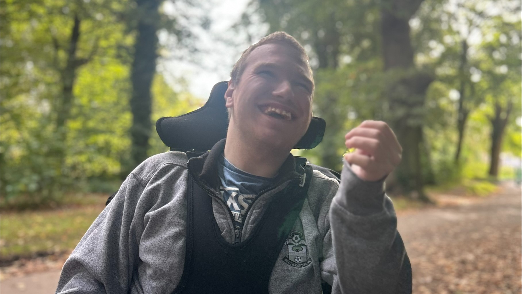 Jack on a woodland walk