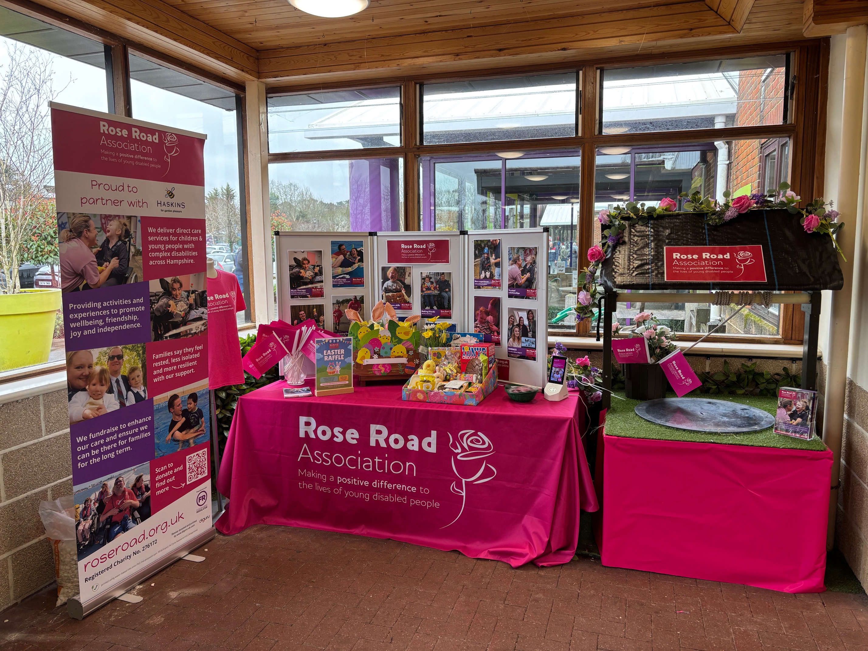 Rose Road Charity Stand