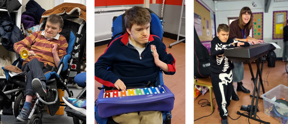 Keiran and music at Rose Road