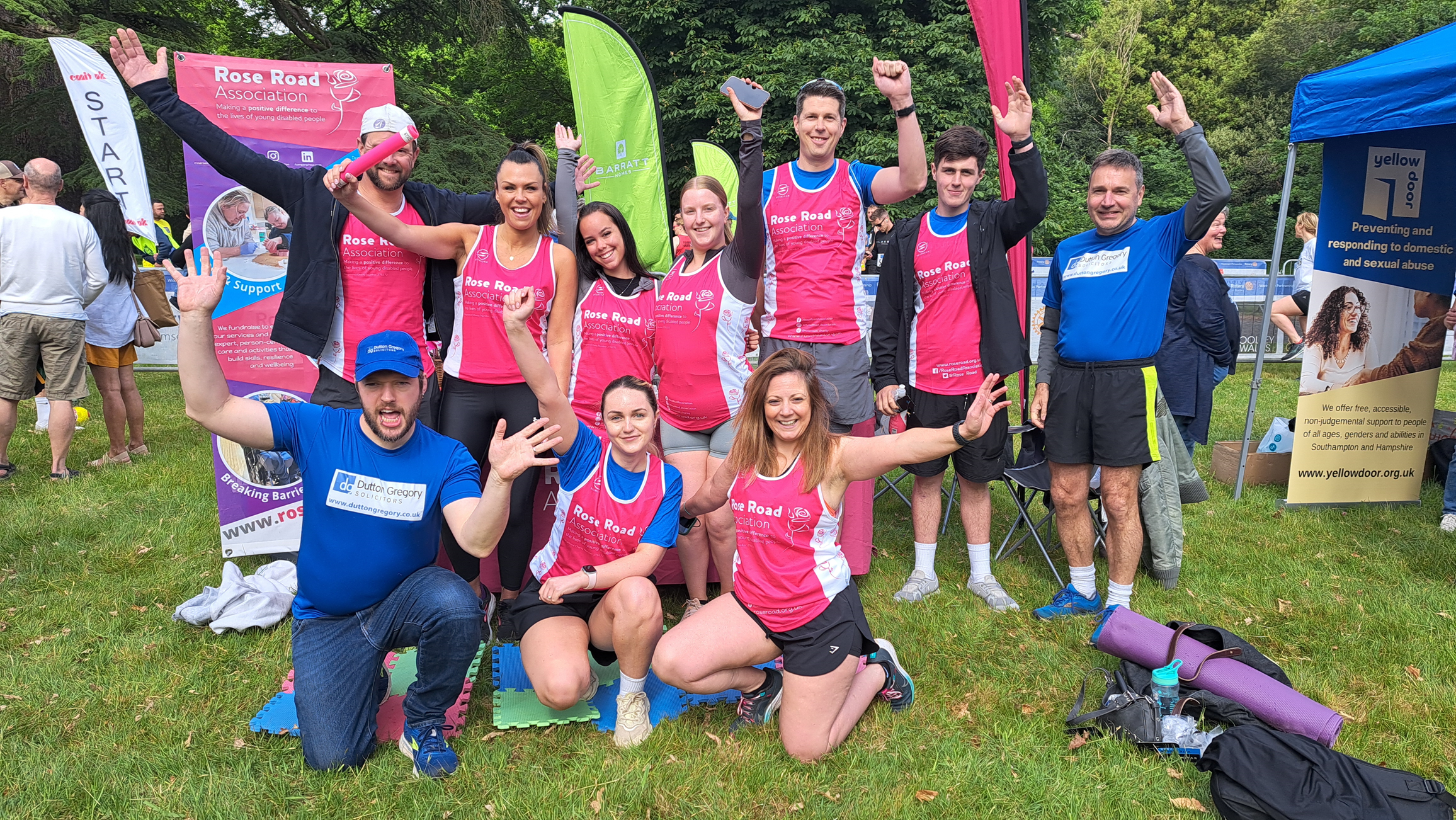 Dutton Gregory team at the Romsey Relay 2025